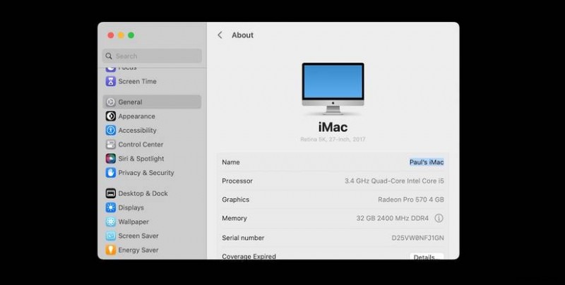 Cách đổi tên máy in, AirDrop và tên mạng mặc định của máy Mac 