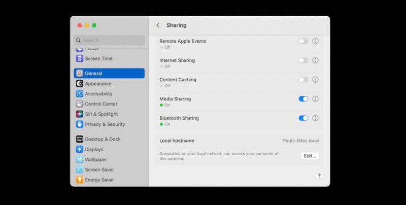 Cách đổi tên máy in, AirDrop và tên mạng mặc định của máy Mac 