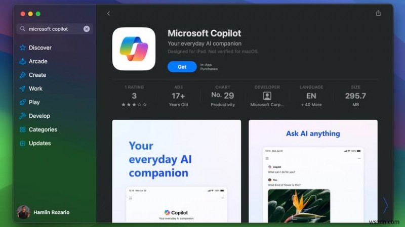 Hướng dẫn từng bước:Cài đặt và sử dụng Microsoft Copilot trên macOS 