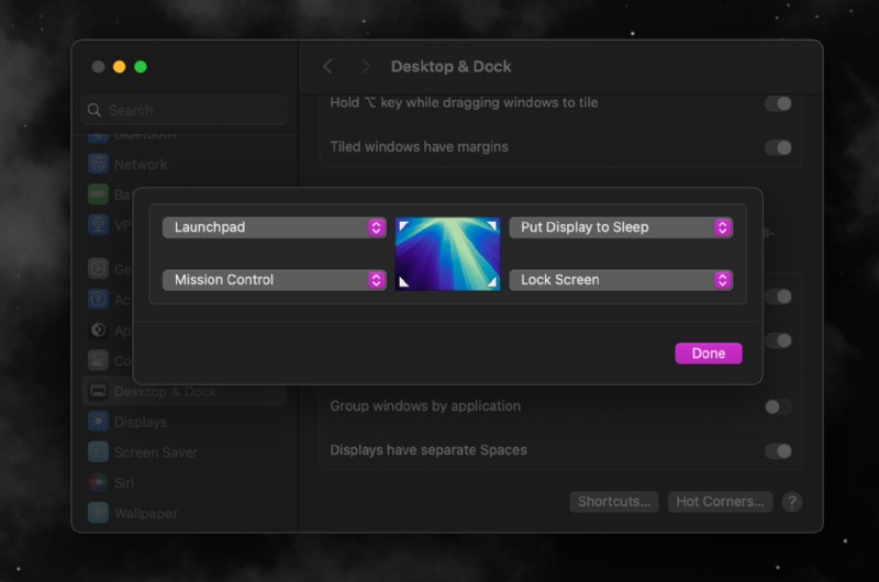 Mở khóa năng suất tiềm ẩn:Góc màn hình macOS được biến thành phím tắt truy cập nhanh 