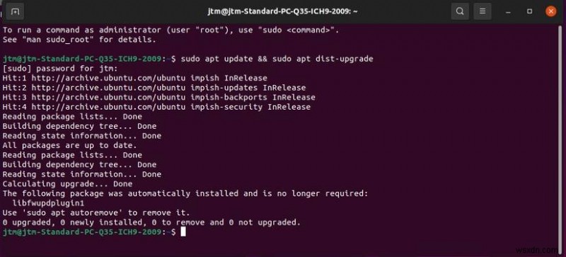 Hướng dẫn từng bước để nâng cấp hệ thống của bạn lên Ubuntu 22.04 LTS 