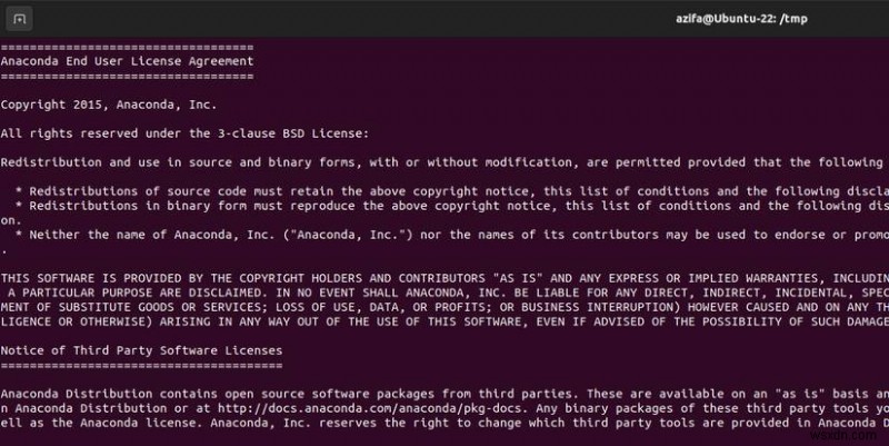 Hướng dẫn từng bước:Cài đặt và định cấu hình Anaconda trên Ubuntu 