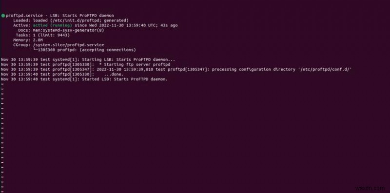 Cài đặt và định cấu hình ProFTPD an toàn với TLS trên Ubuntu 