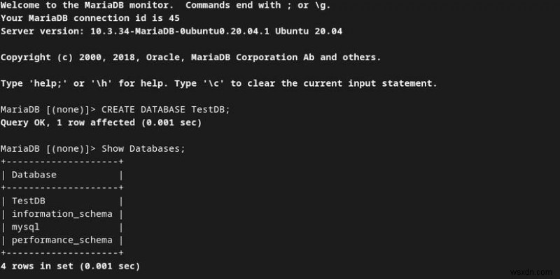 Cài đặt và định cấu hình MariaDB trên Ubuntu 22.04:Hướng dẫn từng bước 