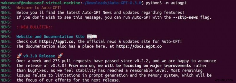 Hướng dẫn từng bước để cài đặt và định cấu hình Auto-GPT trên Ubuntu 