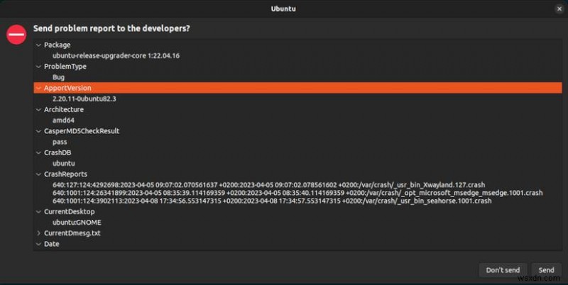 Hướng dẫn từng bước để báo cáo lỗi trong Ubuntu 
