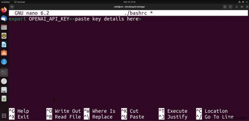 Chạy ChatGPT trong Ubuntu Terminal với ShellGPT:Hướng dẫn thiết lập nhanh 