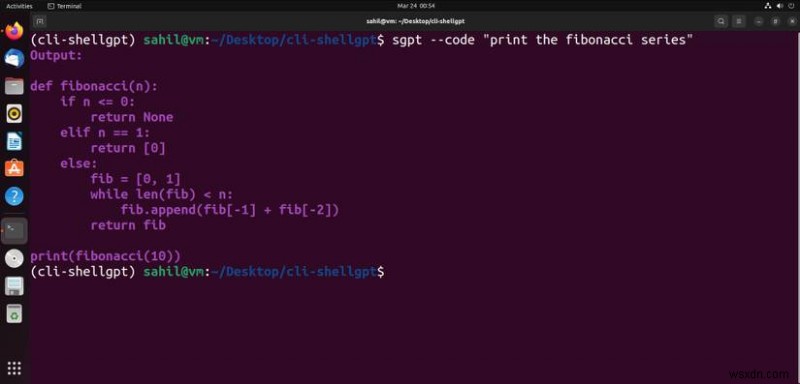 Chạy ChatGPT trong Ubuntu Terminal với ShellGPT:Hướng dẫn thiết lập nhanh 