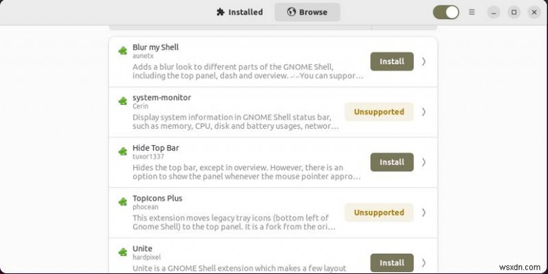 Dễ dàng tự động ẩn thanh trên cùng của Ubuntu để giải phóng không gian màn hình 