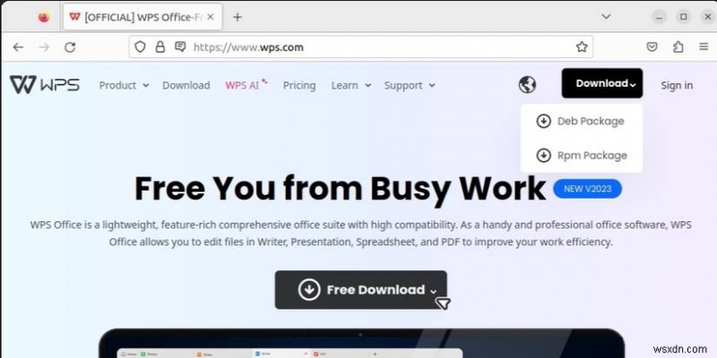 Hướng dẫn từng bước:Cài đặt WPS Office trên Ubuntu để có năng suất liền mạch 