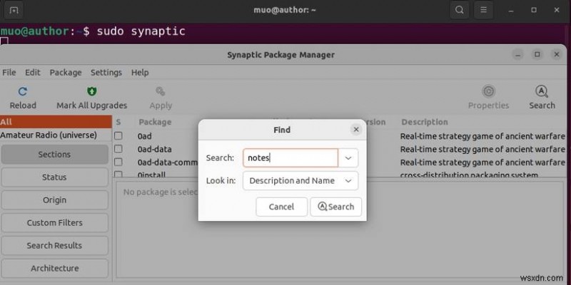 Cài đặt Trình quản lý gói Synaptic trên Ubuntu - Hướng dẫn từng bước cho tất cả người dùng 