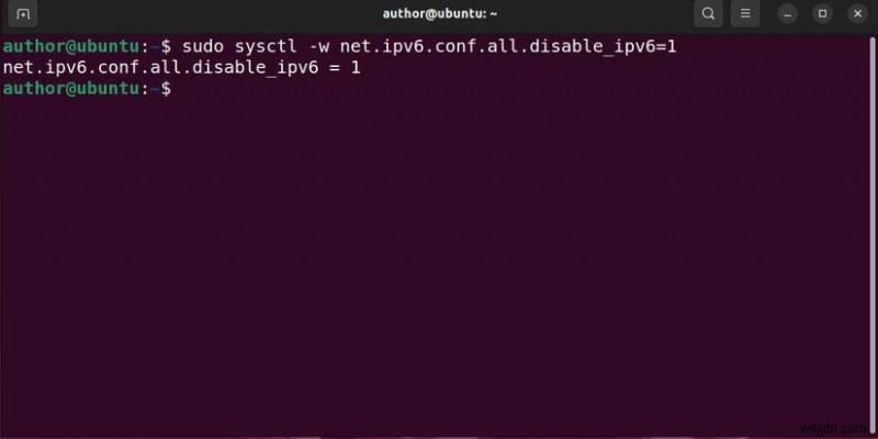 Tắt IPv6 trên Ubuntu:Hướng dẫn từng bước 