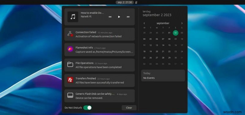 Kích hoạt Chế độ Không làm phiền của Ubuntu để tăng cường tập trung 