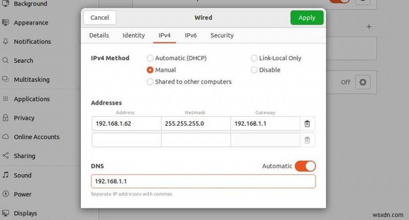 Đặt IP tĩnh trên Ubuntu 22.04 LTS &22.10:Hướng dẫn từng bước 