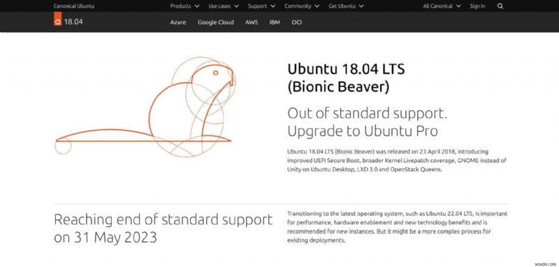 Ubuntu 18.04 hết vòng đời:Người dùng nên làm gì tiếp theo 
