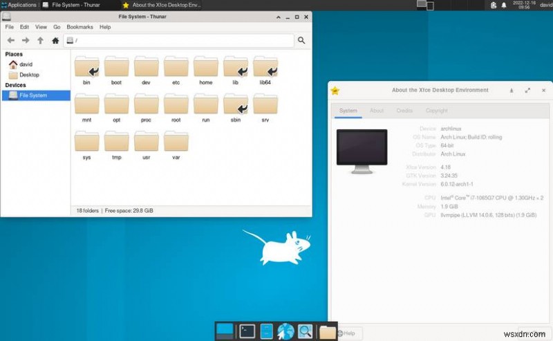 Xfce 4.18:Máy tính để bàn Linux nhẹ được phát hành mới sau hai năm, có những cải tiến nhỏ 
