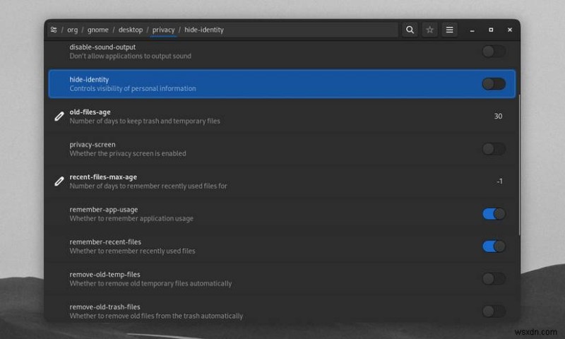 Mở khóa cài đặt Gnome ẩn bằng trình soạn thảo Dconf - Hướng dẫn từng bước 
