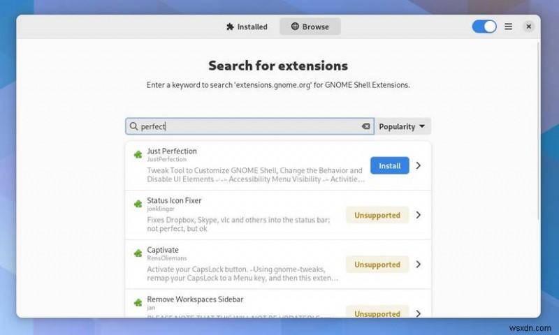 Quản lý dễ dàng các tiện ích mở rộng Gnome bằng Trình quản lý tiện ích mở rộng 