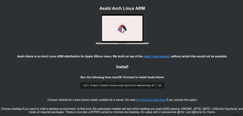 Chạy Linux trên máy Mac Apple Silicon:Bài học rút ra &Tại sao nó có thể không hoạt động 