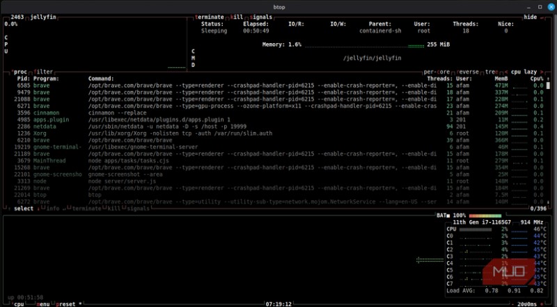 Tại sao tôi chuyển từ  top  của Linux sang Công cụ giám sát thiết bị đầu cuối ưu việt 