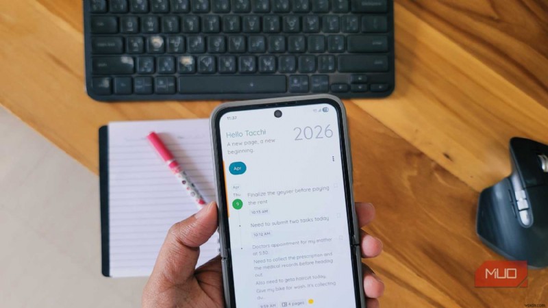 Cách một ứng dụng tạp chí Android nguồn mở lập bản đồ cả năm của bạn theo dòng thời gian 