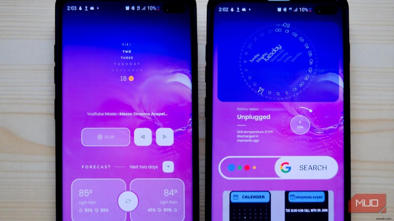 Tạo Bảng điều khiển Android được cá nhân hóa trên Màn hình chính của bạn—Ứng dụng miễn phí 