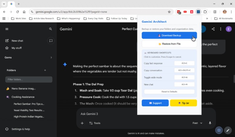 Hợp lý hóa Google Gemini với tiện ích mở rộng mạnh mẽ này của Chrome 