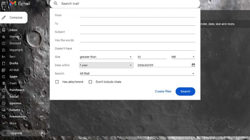 3 cách để nhanh chóng tìm và xóa các tệp đính kèm email lớn 