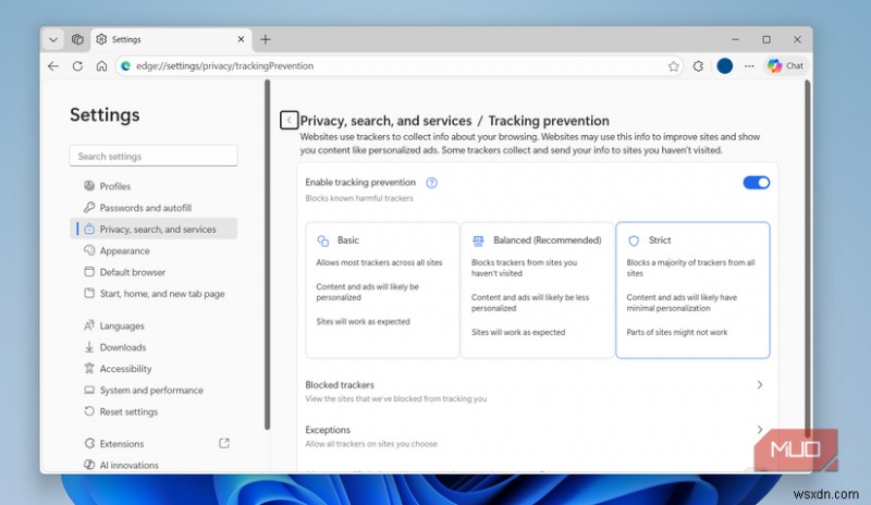 Bảo mật Microsoft Edge:4 cài đặt cần thiết để có được quyền riêng tư tối đa 