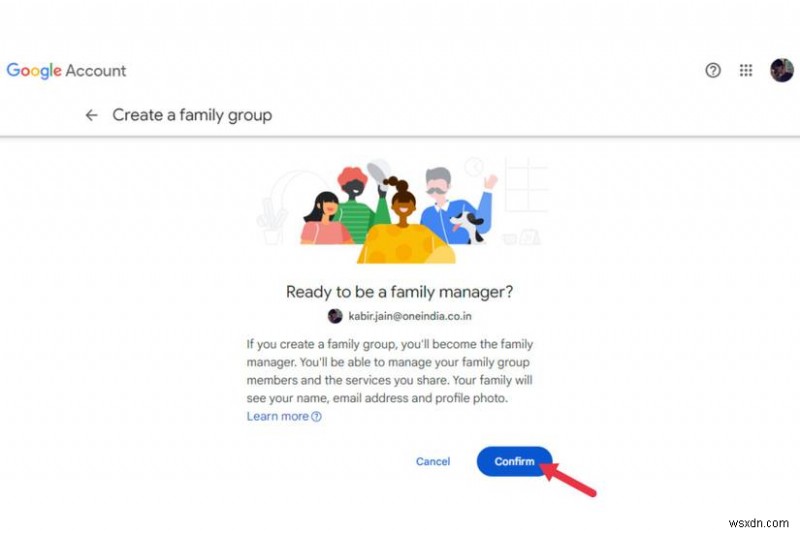 Dễ dàng chia sẻ bộ nhớ Google One của bạn với các thành viên gia đình 