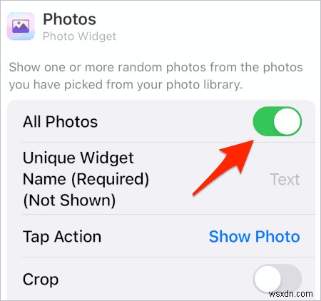 Tùy chỉnh tiện ích ảnh trên iOS:Chọn hình ảnh yêu thích của bạn cho màn hình chính