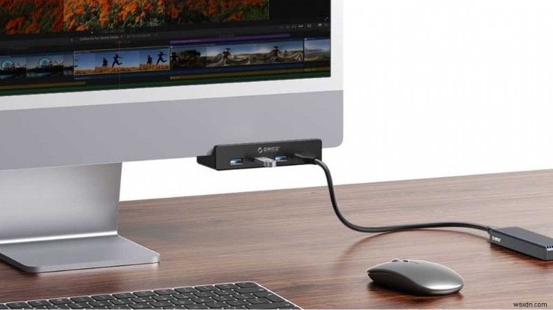 Đòi lại bàn làm việc của bạn:Hub USB-C trị giá $15 gắn vào màn hình của bạn để có thêm cổng 