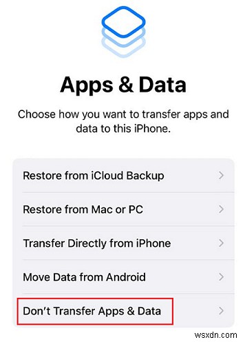 Thiết lập nhanh chóng iPhone của bạn mà không cần ID Apple