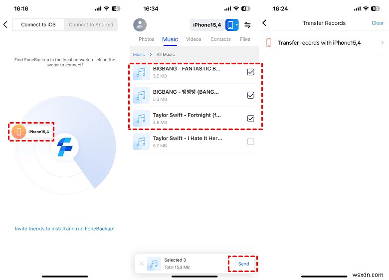 Truyền nhạc trực tiếp giữa các iPhone—Không cần máy tính
