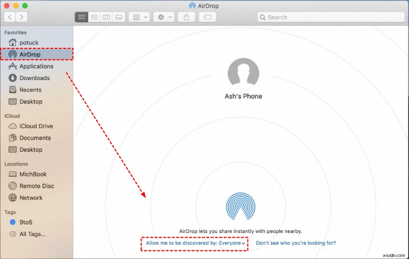 Từng bước:Chuyển tệp PDF sang iPhone/iPad qua AirDrop 