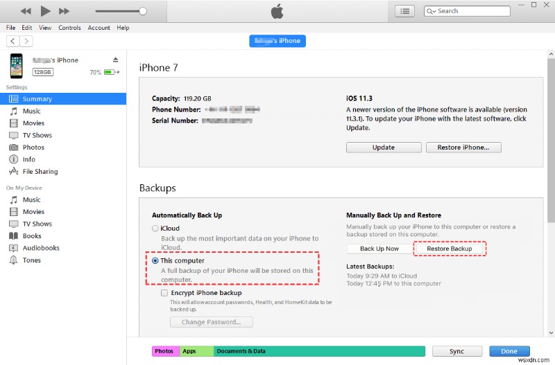 Sao lưu iPhone của bạn mà không cần iCloud:2 lựa chọn thay thế đáng tin cậy 