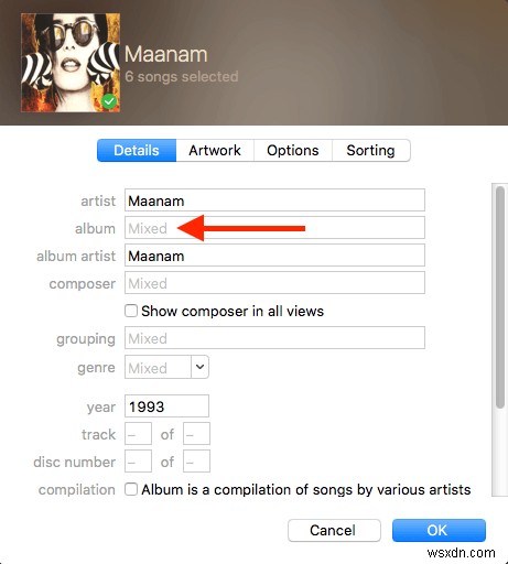 Khắc phục sự cố chia tách album iTunes:Tại sao điều đó xảy ra và cách hợp nhất các bản nhạc của bạn