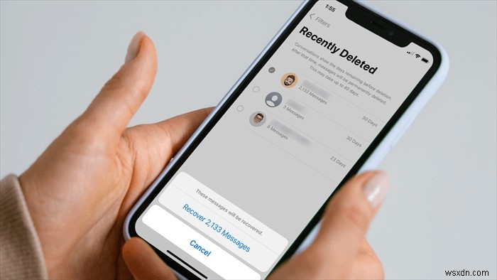 Khôi phục tin nhắn văn bản trên iPhone đã xóa:Hướng dẫn từng bước 