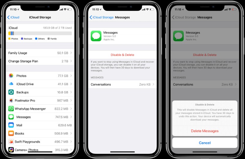 Cách xóa tin nhắn iCloud mà không xóa chúng khỏi iPhone của bạn 
