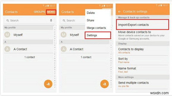 Sao chép danh bạ Android sang thẻ SD – 3 phương pháp đã được chứng minh 