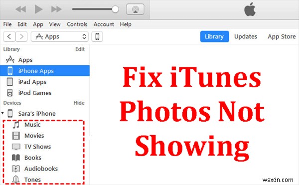 Giải quyết sự cố đồng bộ hóa ảnh iTunes:5 cách khắc phục đơn giản, miễn phí