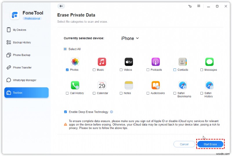 Xóa ảnh đã nhập khỏi iPhone của bạn:Hướng dẫn từng bước đơn giản