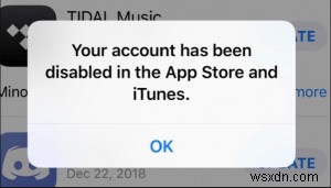 Cách giải quyết thông báo Apple ID bị vô hiệu hóa trên App Store và iTunes:7 cách khắc phục đã được chứng minh 