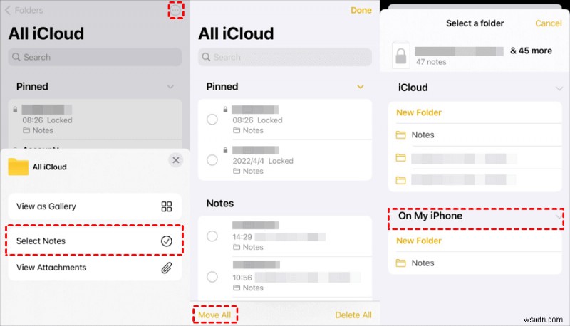 Chuyển ghi chú giữa các tài khoản iCloud:4 phương pháp đã được chứng minh