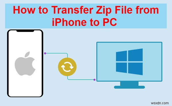 Hướng dẫn từng bước:Truyền tệp Zip từ iPhone sang PC Windows 