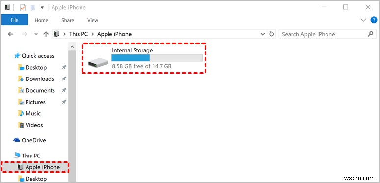 Hướng dẫn từng bước:Truyền tệp Zip từ iPhone sang PC Windows 