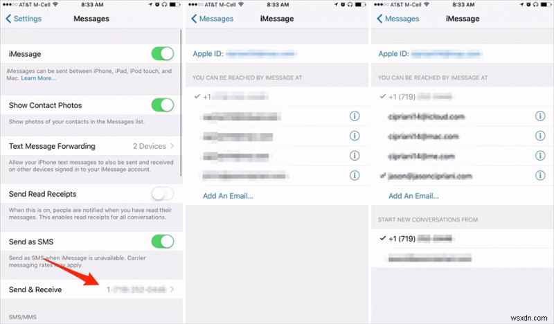 Cách hợp nhất tin nhắn văn bản từ hai iPhone có cùng ID Apple 