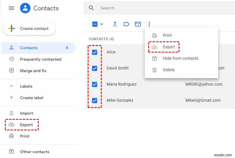 Hợp nhất danh bạ iPhone trên Gmail, iCloud và Outlook 