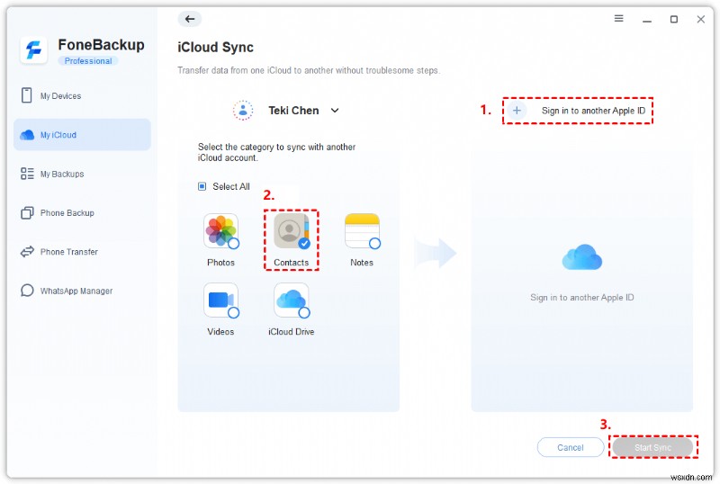Chuyển danh bạ giữa các tài khoản iCloud – 3 phương pháp đã được chứng minh 