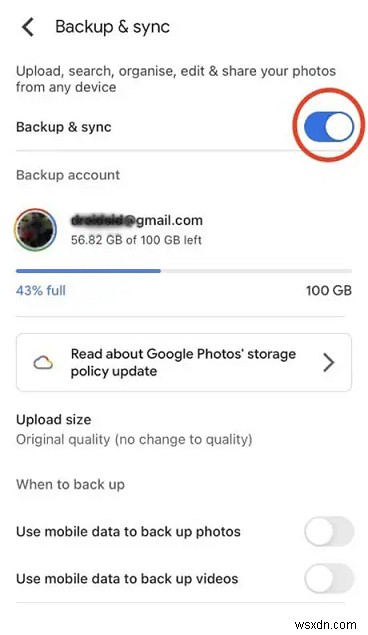 Thiết lập sao lưu Google Photos tự động trên iPhone của bạn – Hướng dẫn đơn giản